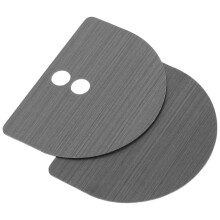 10Pcs Zinc Alloy Intelligent Deadbolt Fixing Plate for Door Lock Black