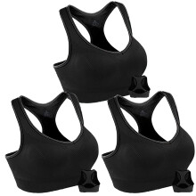 Dámská sportovní podprsenka Racerback High Impact, 3 ks