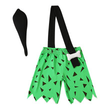 Cute Green Halloween Sleeveless Romper for Baby Boys & Girls – Single Shoulder Jumpsuit, Compatible with Wooden Club Suit