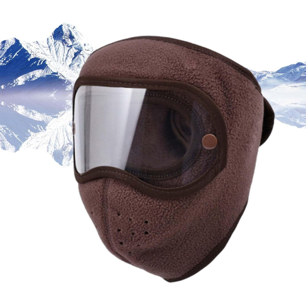 Winter Fleece Windproof Goggles With Face Mask 9341593853927