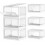 Stackable Folding Storage Bin with Lid, 15" x 11" x 8.7", 1