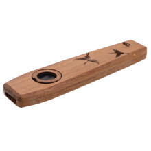 5Pièces Kazoo En Bois Massif Marron Pour Adultes Jeu Musical Solide