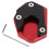 5Pièces Base Alu Rouge, Support Z1000 1