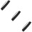 3Pièces Pagaie Kayak Polyester Noir Pliable Portable 9