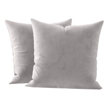 Lot de 2 housses de coussin carrées en velours ultra doux avec fermeture éclair, housses de coussin décoratives de luxe pour canapé, fauteuil,