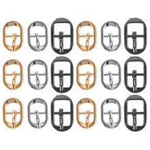 90Pcs Single Prong Buckles Metal Strap Buckles for DIY Clothing Crafts