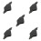 5Pièces Leviers D'embrayage Aluminium Noir Pour Modifications 10