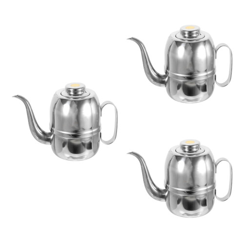 3pcs Stainless Steel Household Silver Ambushes 1