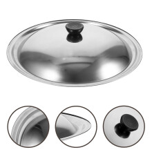 Thickened Stainless Steel Pan Lid Replacement for Kitchen Pots