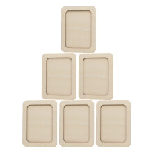 Stück DIY-Bilderrahmen, unbehandeltes Holz, zum Basteln und Bemalen