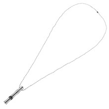 Multipurpose Silver Whistle Pendant for Survival and Referee