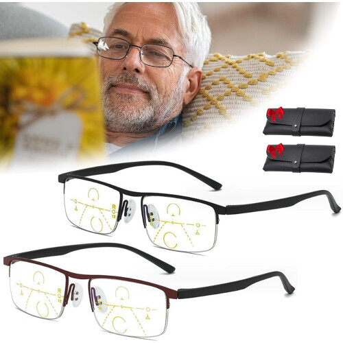 Solymall Intellireaders, Προοδευτικά Γυαλιά Ανάγνωσης Διπλής Χρήσης από Τιτάνιο Τρίτης