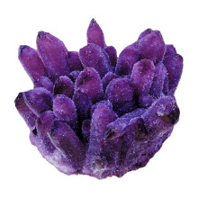 Amethyst Cluster - Large Natural Raw Amethyst Stone (1lb), Purple Healing for Feng Shui, Meditation & Spiritual Decor