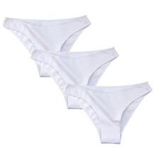 Lenjerie intimă pentru femei, pachet de 3 bucăți, chiloți elastici cu talie joasă, culoare solidă, ventilați, de zi cu zi, mărimea M-2XL