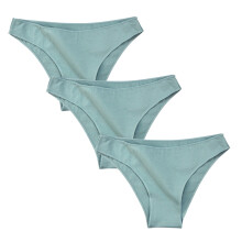 Lenjerie intimă pentru femei, pachet de 3 bucăți, chiloți elastici cu talie joasă, culoare solidă, ventilați, de zi cu zi, mărimea M-2XL