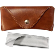 Husă ochelari de soare din piele PU 16x7x5cm