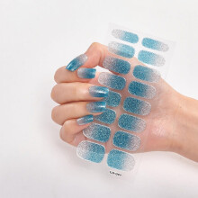 Adesivos de unhas em gel semi-curadas, para decoração de unhas, em cores sólidas e modernas, ideais para manicure com lâmpada UV/LED. Necessita