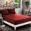 Drap-housse en microfibre, taille Queen 1