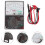 OUNONA Analog Multimeter for Voltage Current and Resistance Testing High Precision Portable Black Design 1