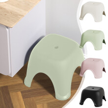 Taburete pequeño plegable para baño, taburete para el hogar, taburete bajo antideslizante de plástico grueso para exteriores, camping y baño.