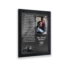 25th Wedding Anniversary Gifts for Couples – Silver Anniversary Card & Table Decor, Compatible with 5019CH