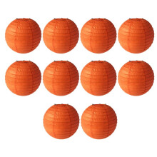 Lanternas de Papel Vermelho Laranja, Lanternas Redondas DIY Adequadas para Casamentos, Shoppings, Escolas, Atividades Ao Ar Livre