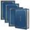 24Pcs Blue Paper Award Certificate Holders Stylish Document Covers 1
