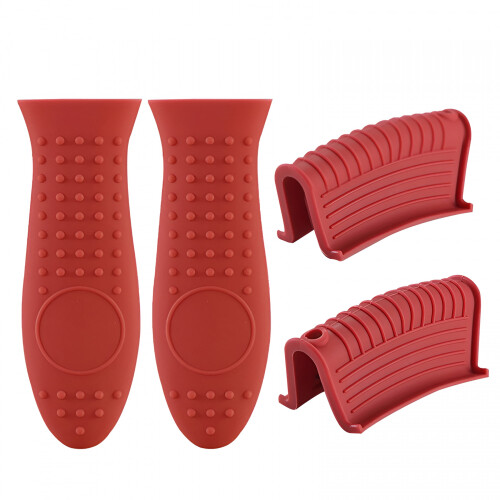 Silikon-Topfgriffhülle mit Clips-Set
