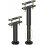 Adjustable Bed Support Legs Metal 2 pcs 5.9-10.5 inch 1