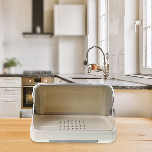 Égouttoir à biberons avec couvercle, portable et peu encombrant