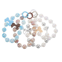16Pcs Plastic Bow Phone Chain Holder Wrist Strap for Girls Phone Charm
