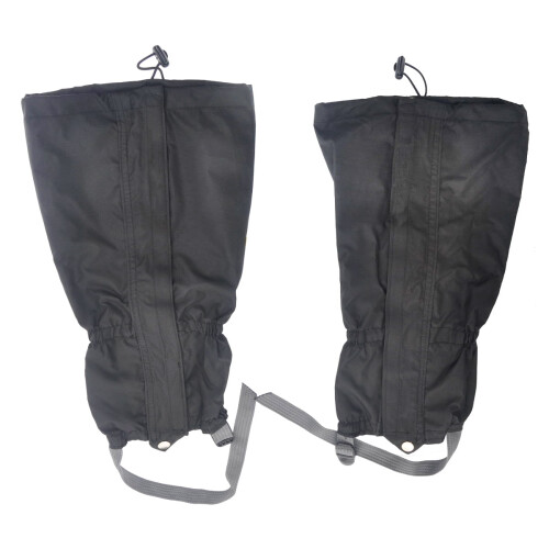 1 paio di ghette protettive da sci unisex, taglia unica, con elastico.