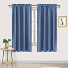 Cuirtíní Dorcha Gorma Dusty 52x63 Orlach Tacar de 2 Phóca Slat