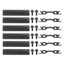 6pcs Roof Drip Rack Removal Cover Bolts Bracket Clip Kit 75596-35020 for 07-14 Prado 75596-35030