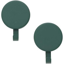 Attract-magneettinen kranssiripustin (vihreä) - 2 magneetin sarja - kahdelle metalliovelle/-pinnalle tai yhdelle lasiovelle tai -ikkunalle -