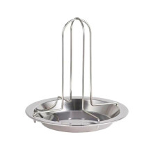 Hähnchenbräter aus Stahl für den Grill, robustes und aufrechtes Design für Los I3