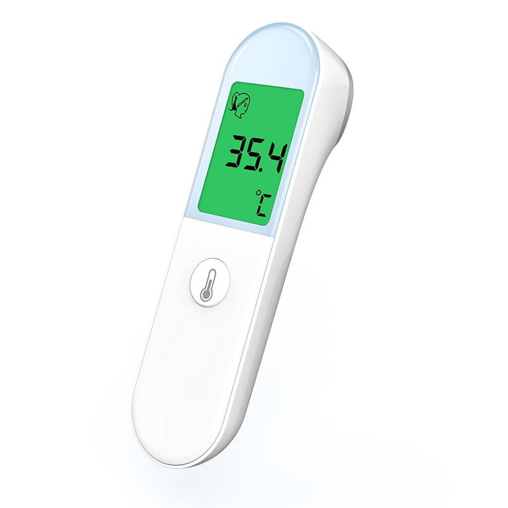 No-Touch Forehead Thermometer for Adults & Kids, Infrared, Large Display, Mute Mode, Memory, Fever Alarm