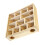 Hamster Accessory Khaki Square Wooden Indoor Play 1Pack 1