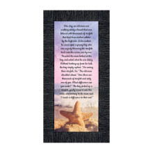 Cadeau pour enseignant sur le thème de l'étoile de mer, décoration murale, cadeau de remerciement ou d'encouragement – Décoration encadrée