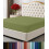 Drap-housse Queen à poches profondes en microfibre douce olive 1