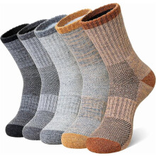 Chaussettes de randonnée en laine mérinos pour femmes et hommes, thermiques, chaudes et confortables pour l'hiver, idéales pour le travail et les
