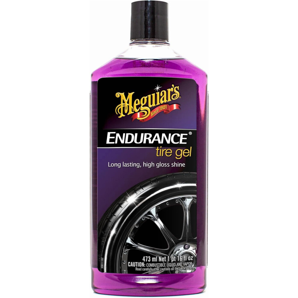 G7516 Endurance Tire Gel, Premium Tire Gel For A Lasting Glossy Shine - 16 Oz Bottle, Purple 9423501671172