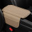 Almofada de apoio de braço para carro, capa espessa cinza para console central com 1