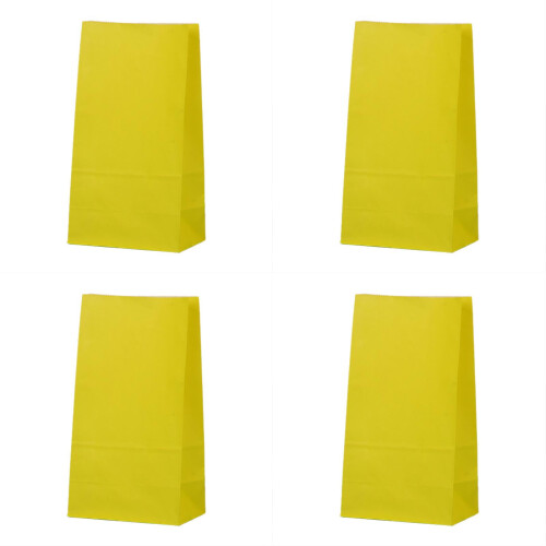 Κίτρινες τσάντες για πάρτι 5,12x3,15x7,1in20 τεμάχια
