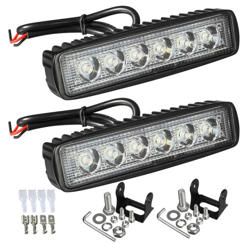Μπάρα φωτισμού LED 6" 36W 6500K Λευκή, IP67 Αδιάβροχη, Συμβατή με SUV/ATV/Φορτηγό/Καρότσια