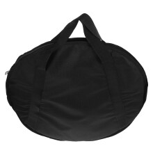 Round Storage Bag Instrument Carrying Case Instrument Bag Storage Tote Hand Bags Toiletry Bag Drum Cymbal Cleaner Black