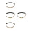 4Pièces Ceintures Taille Élégantes Double Pour Costume 4