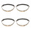 4Pièces Ceintures Taille Élégantes Double Pour Costume 5