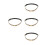 4Pièces Ceintures Taille Élégantes Double Pour Costume 6