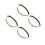 4Pièces Ceintures Taille Élégantes Double Pour Costume 10